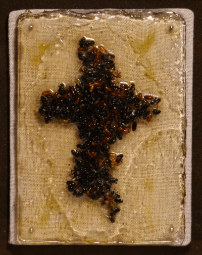 蝿 蛆 Pilgrims 巡礼者 cross jesus christ 十字 art 芸術 akichiaki 空地空